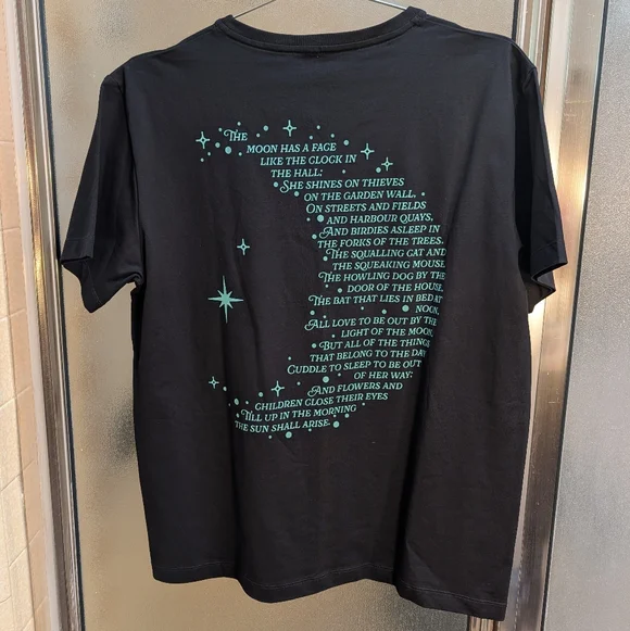 Blackmilk The Moon Poem Boyfriend Tee - Picture 2 of 4